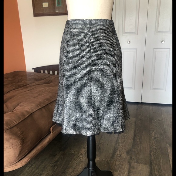 VINTAGE NEIMAN MARCUS variegated wool blend skirt - Picture 2 of 9